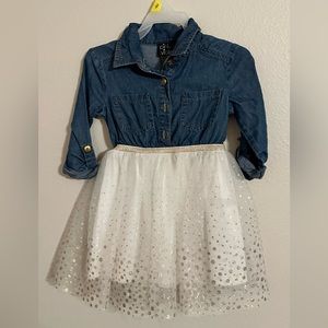 Pink & Violet denim dress 2T